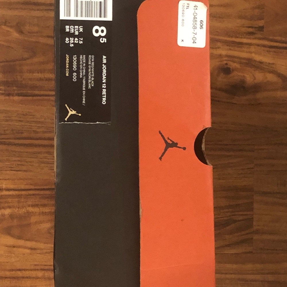 *Authentic* Jordan 12 Retro Gym Red